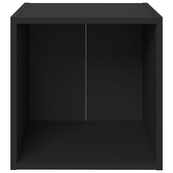 vidaXL tv-skabe 4 stk. 37x35x37 cm spånplade sort