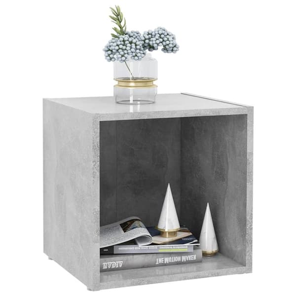 vidaXL tv-skabssæt 4 stk. 37x35x37 cm spånplade betongrå