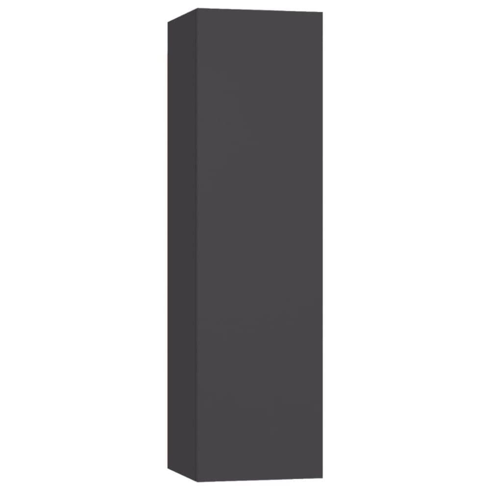 vidaXL TV-skåp grå 30,5x30x110 cm spånskiva