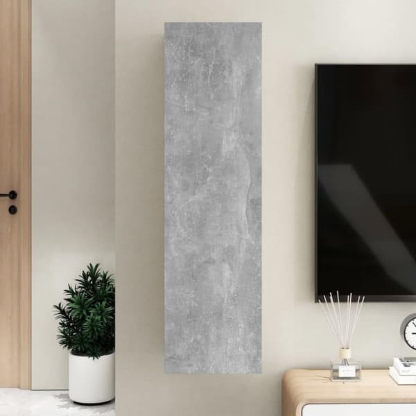 vidaXL TV -skåp betonggrå 30,5x30x110 cm konstruerat trä