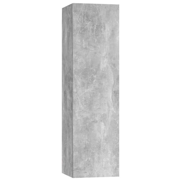 vidaXL TV -skåp betonggrå 30,5x30x110 cm konstruerat trä