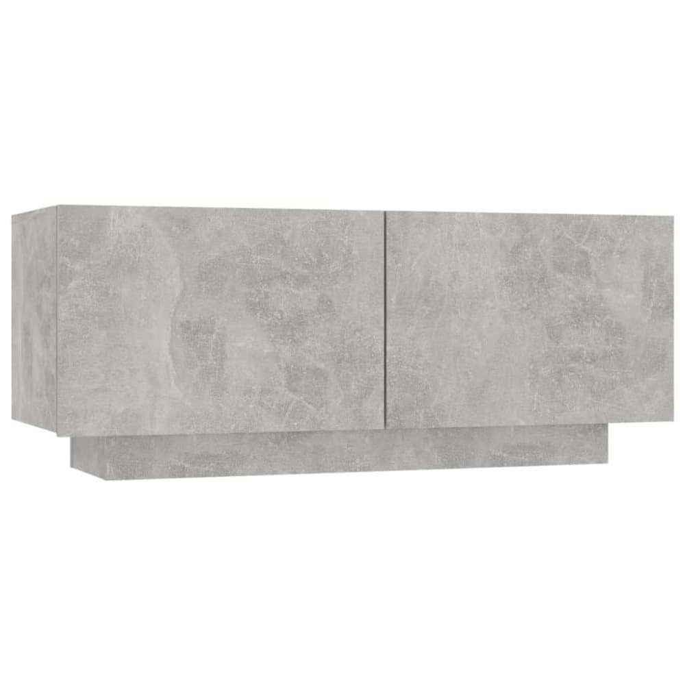 vidaXL TV-skåp betonggrå 100x35x40 cm spånskiva