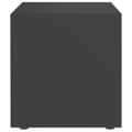 Miniatyrbilde 8 av 10: vidaXL TV-benker 2 stk grå 37x35x37 cm sponplate