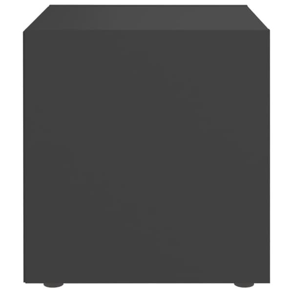 vidaXL TV-benker 2 stk grå 37x35x37 cm sponplate