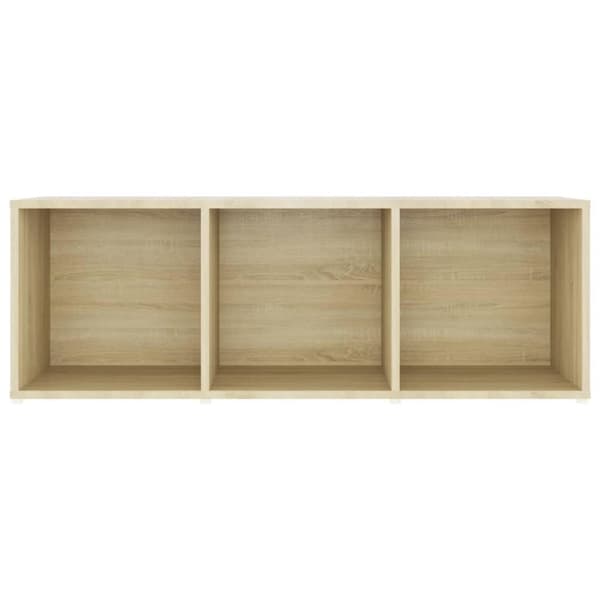 vidaXL TV-benk sonoma eik 107x35x37 cm sponplate