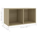 Miniatyrbilde 11 av 11: vidaXL TV-benksett 3 deler sonoma eik sponplate