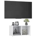 Miniatyrbilde 3 av 10: vidaXL TV-benk hvit 72x35x36,5 cm sponplate