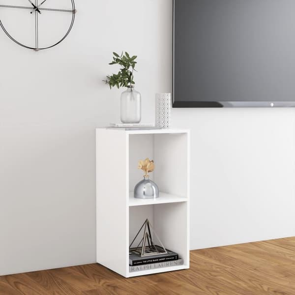 vidaXL TV-benk hvit 72x35x36,5 cm sponplate