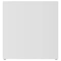 Miniatyrbilde 6 av 10: vidaXL TV-benk hvit 72x35x36,5 cm sponplate