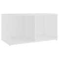 Miniatyrbilde 2 av 10: vidaXL TV-benk hvit 72x35x36,5 cm sponplate