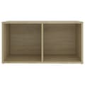 Miniatyrbilde 5 av 10: vidaXL TV-benk sonoma eik 72x35x36,5 cm sponplate