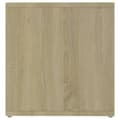 Miniatyrbilde 6 av 10: vidaXL TV-benk sonoma eik 72x35x36,5 cm sponplate