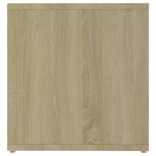 vidaXL TV-benk sonoma eik 72x35x36,5 cm sponplate