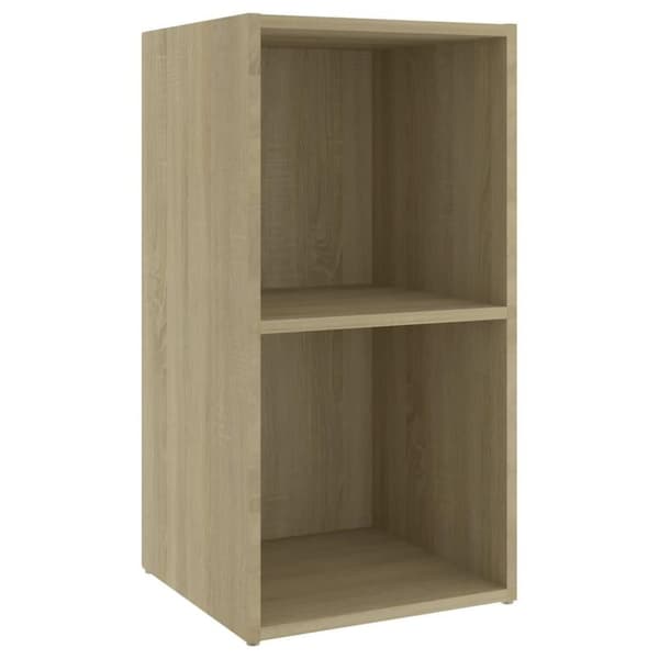 vidaXL TV-benk sonoma eik 72x35x36,5 cm sponplate