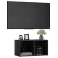 Miniatyrbilde 3 av 10: vidaXL TV-benk høyglans grå 72x35x36,5 cm sponplate
