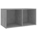 Miniatyrbilde 4 av 10: vidaXL TV-benker 2 stk betonggrå 72x35x36,5 cm sponplate