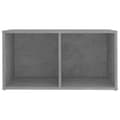 Miniatyrbilde 5 av 10: vidaXL TV-benker 2 stk betonggrå 72x35x36,5 cm sponplate