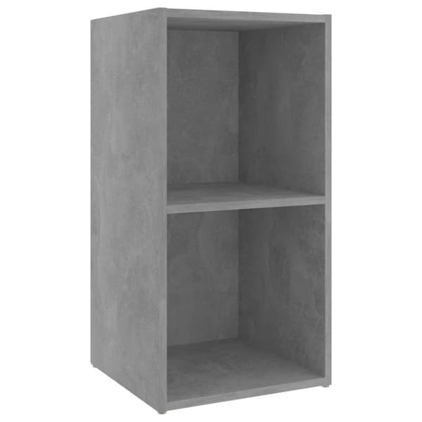 vidaXL TV-benker 2 stk betonggrå 72x35x36,5 cm sponplate