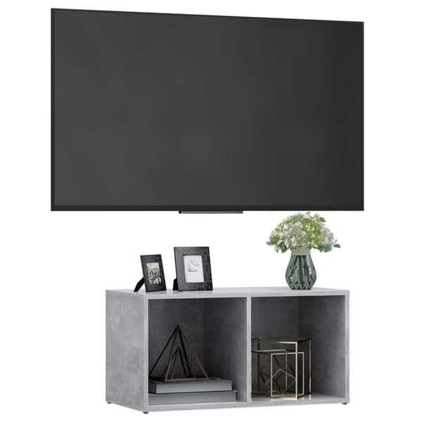 vidaXL TV-benk betonggrå 72x35x36,5 cm sponplate