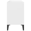 Pikkukuva 5 / 9: vidaXL TV-taso metallijaloilla valkoinen 69,5x30x50 cm