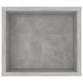 Miniatyrbilde 5 av 9: vidaXL Hengende TV-benk betonggrå 100x30x26,5 cm konstruert tre