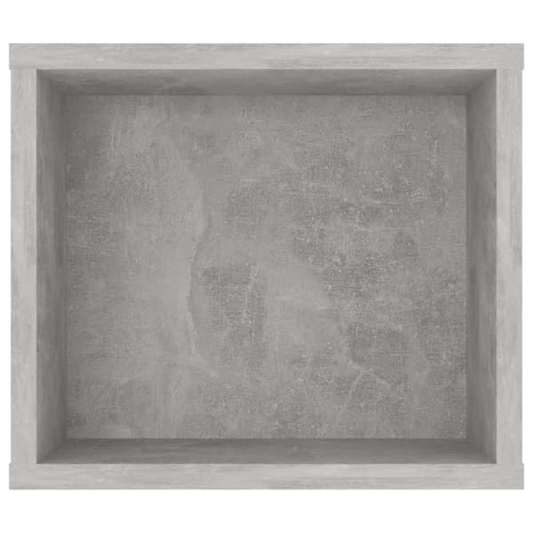 vidaXL Hengende TV-benk betonggrå 100x30x26,5 cm konstruert tre
