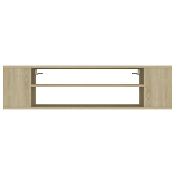 vidaXL Hengende TV-benk sonoma eik 100x30x26,5 cm konstruert tre