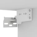 Miniatyrbilde 8 av 10: vidaXL Hengende TV-benker 3 stk hvit 60x30x30 cm