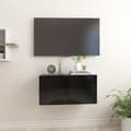 Miniatyrbillede 9 af 10: vidaXL væghængt tv-skab 60x30x30 cm sort
