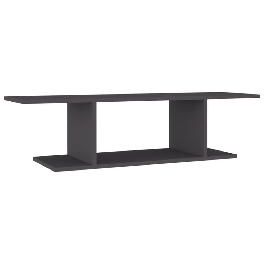 vidaXL Väggmonterat tv-skåp grå 103x30x26,5 cm