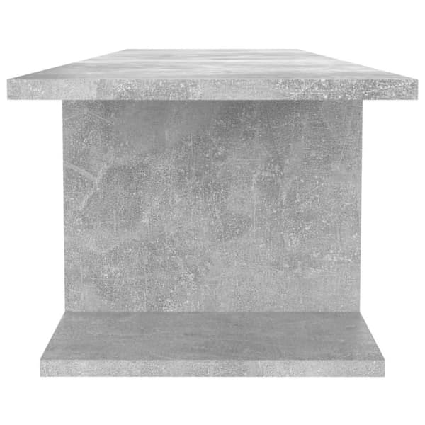 vidaXL væghængt tv-skab 103x30x26,5 cm betongrå