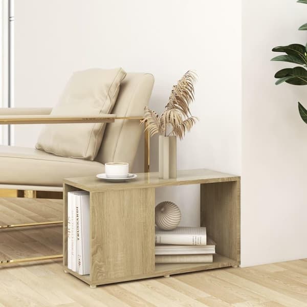 vidaXL tv-skab 60x24x32 cm spånplade sonoma-eg