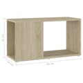 Miniatyrbillede 7 af 9: vidaXL tv-skab 60x24x32 cm spånplade sonoma-eg