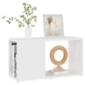 Miniatyrbillede 4 af 9: vidaXL tv-skab 60x24x32 cm spånplade hvid