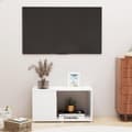 Miniatyrbillede 9 af 9: vidaXL tv-skab 60x24x32 cm spånplade hvid