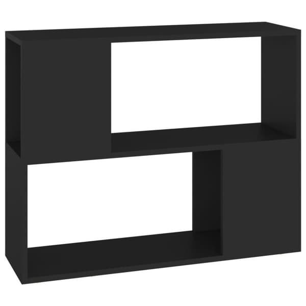vidaXL TV-benk svart 80x24x63 cm sponplate