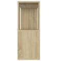 Miniatyrbilde 6 av 9: vidaXL TV-benk sonoma eik 80x24x63 cm konstruert tre