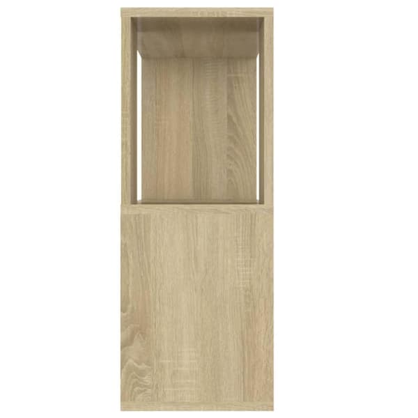 vidaXL TV-benk sonoma eik 80x24x63 cm konstruert tre