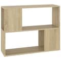 Miniatyrbilde 1 av 9: vidaXL TV-benk sonoma eik 80x24x63 cm konstruert tre