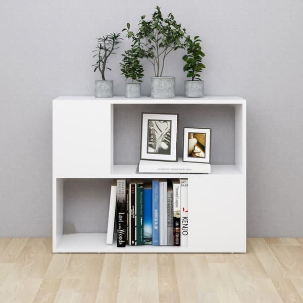vidaXL tv-skab 80x24x63 cm spånplade hvid