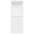 Miniatyrbillede 6 af 9: vidaXL tv-skab 80x24x63 cm spånplade hvid