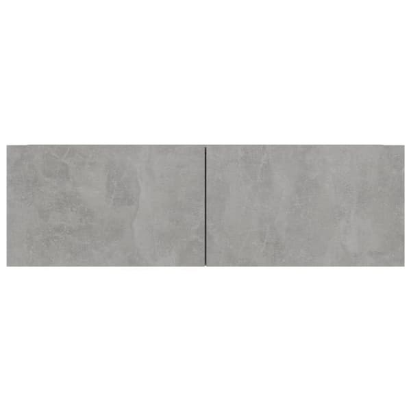 vidaXL TV-tasot 4 kpl betoninharmaa 100x30x30 cm lastulevy