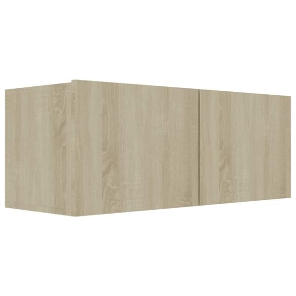 vidaXL TV-skåp 4 delar sonoma-ek 80x30x30 cm spånskiva