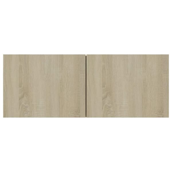 vidaXL TV-skåp 4 delar sonoma-ek 80x30x30 cm spånskiva