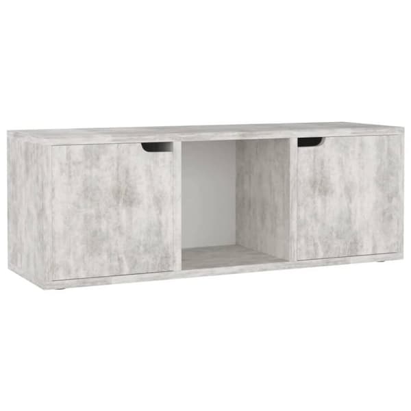 vidaXL TV-bänk betong 88,5x27,5x30,5 cm spånskiva