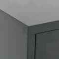 Miniatyrbilde 4 av 11: vidaXL TV-benk antrasitt 90x30x44 cm stål og glass