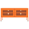 Miniatyrbilde 4 av 11: vidaXL TV-benk oransje 105x35x50 cm stål