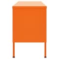 Miniatyrbilde 5 av 11: vidaXL TV-benk oransje 105x35x50 cm stål