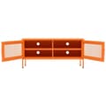 Miniatyrbilde 7 av 11: vidaXL TV-benk oransje 105x35x50 cm stål