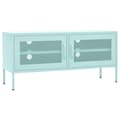 Miniatyrbild 2 av 11: vidaXL Tv-bänk mintgrön 105x35x50 cm stål